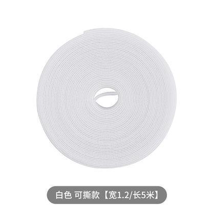 Data cable storage artifact magic sticker tie cable organizer computer cable harness with desktop wire routing fixed strap