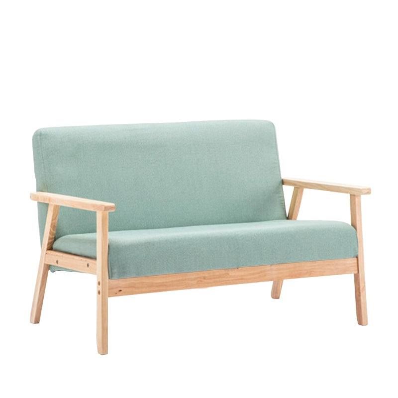 Nordic Japanese-style simple combination small apartment solid wood rental house modern economical clothing store double sofa table and chairs