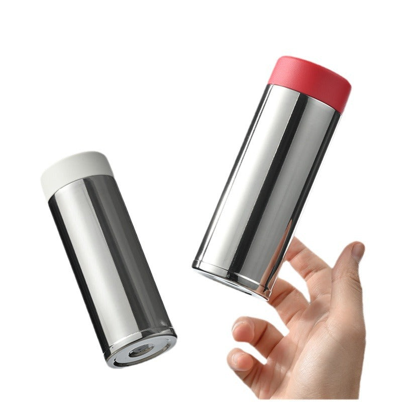 New Mini Thermos Mug Small Portable Simple Creative Water Cup Portable Pocket Cup Spot