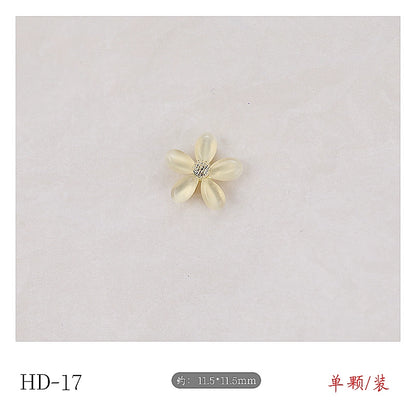 Twilight Rogge Manicure New Super Flash Butterfly Zircon Color Preservation Electroplating Non-fading Jewelry Nail Decoration Sticker