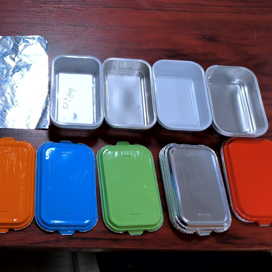 aluminum foil products aviation lunch box with lid lunch box lunch box baking tin foil wrinkle-free box