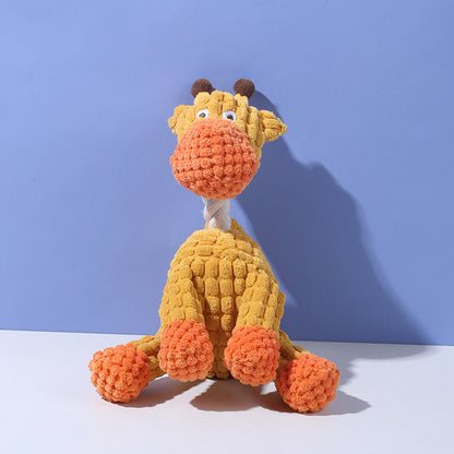 Dog toys resistant teething puppies dog plush vocalization self-hilarity relief artifact puppy pet sound toys
