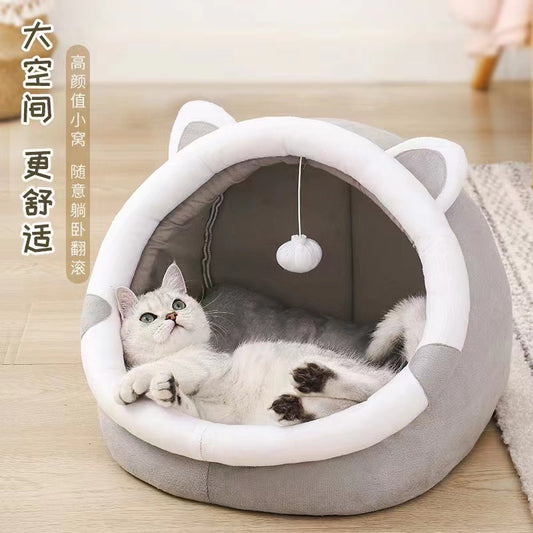 Cats and dogs are suitable for cats and dogs, cats, four seasons, litters, cats, cats, houses, kennels, net red, cats, villas, small dogs, closed cat kennels