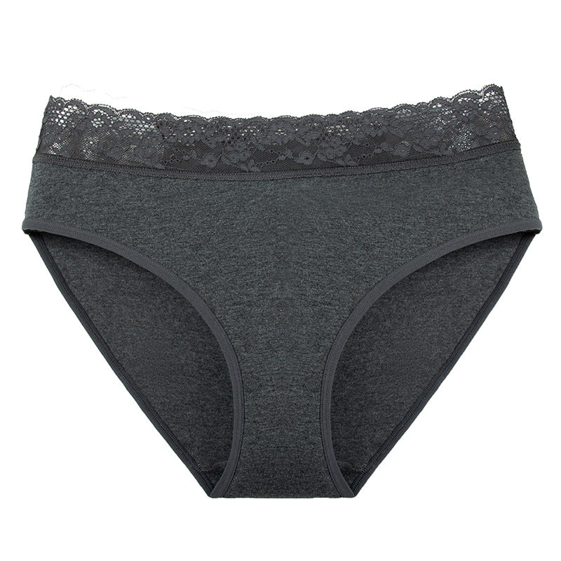 multi-size briefs lace ladies pure cotton high waist sexy underwear
