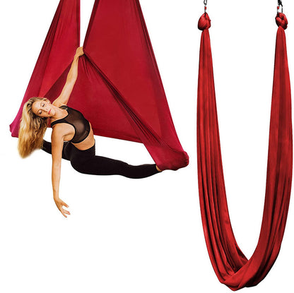 5 meters aerial yoga hammock 2.8 meters wide swing home indoor accessories fixed rope sling cloth for yoga studio special