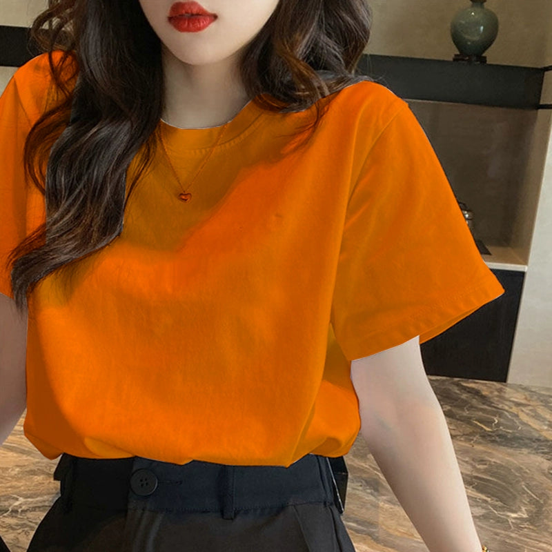 Clearance to pick up leaks~ The counter withdraws the last order foreign trade women's clothing summer new niche letter printing short-sleeved T-shirt women's fashion