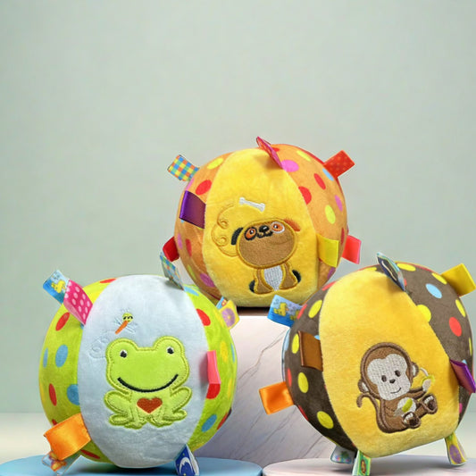 sound toys bell pet toy balls for small, medium and large dogs interactive relief pet plush toys