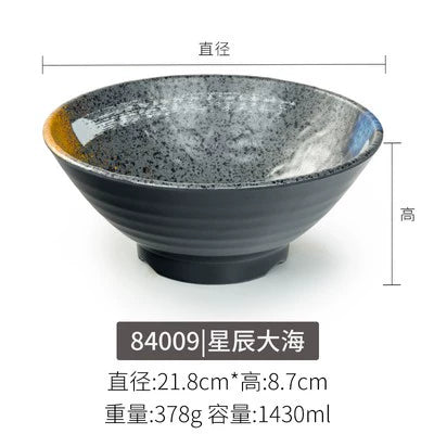 Melamine plate Japanese-style plastic barbecue plate imitation porcelain round flat plate barbecue plate restaurant hot pot tableware dish