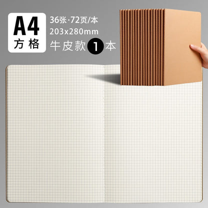b5 notebook student homework book kraft paper turning book notepad exercise factory spot