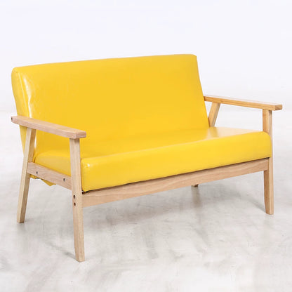 Nordic Japanese-style simple combination small apartment solid wood rental house modern economical clothing store double sofa table and chairs