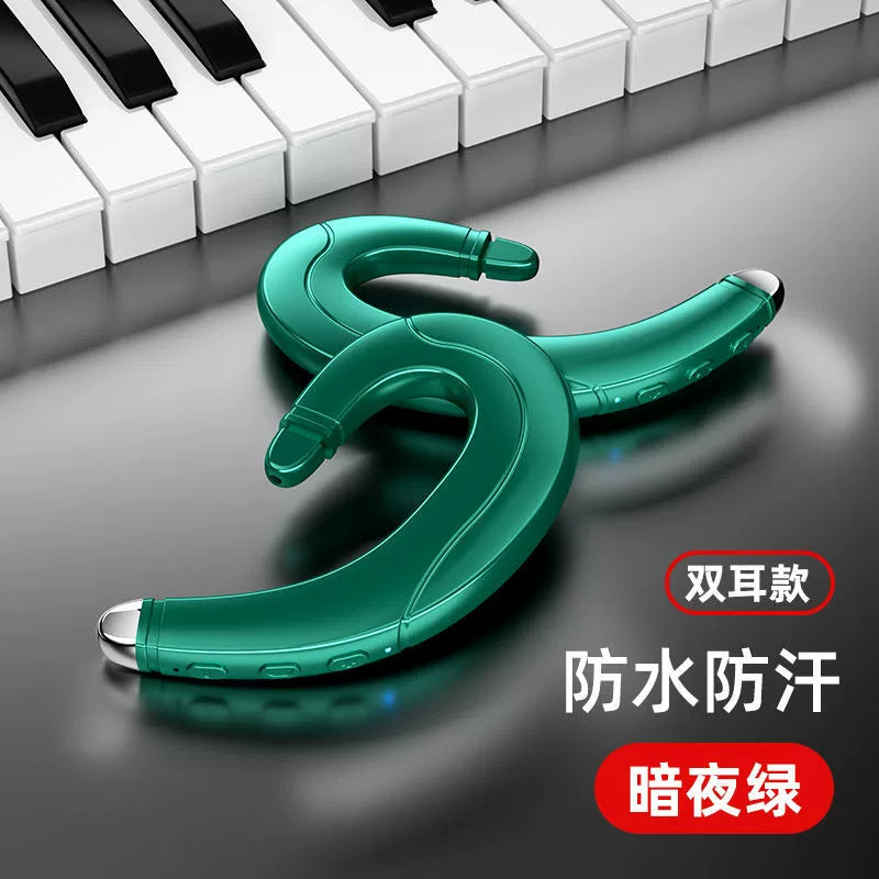 Bone conduction wireless bluetooth headset not in the ear high-quality bluetooth headset oppo universal