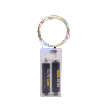 LED copper wire light string lights, three-gear LED small white box string lights, confession gift box, wave ball decoration, atmosphere layout