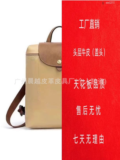 (French) dragon backpack handbag, waterproof nylon ladies backpack, school bag, commuter bag, changing bag