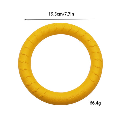 EVA pet toys dog frisbee bite ring dog toys can't bite teeth grinding pet ball puppy supplies dog pull tab