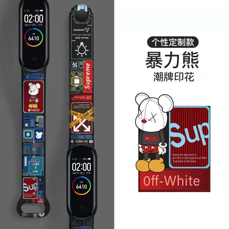 Smart bracelet junior high school female student sports electronic male waterproof Huawei Xiaomi vivo suitable for charging watch