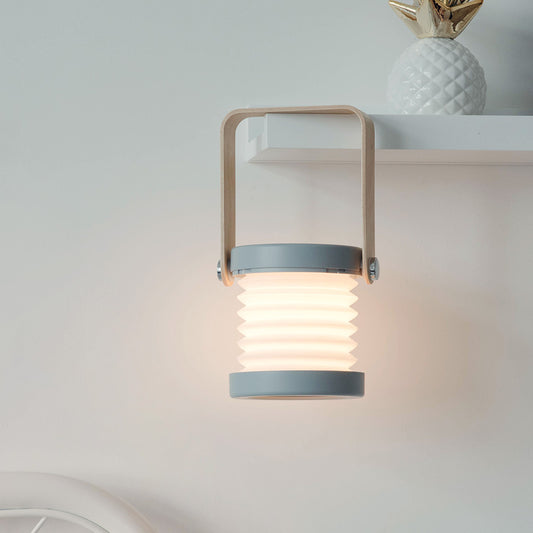 Portable lantern light wooden handle portable outdoor camping light camping light rechargeable camping night light