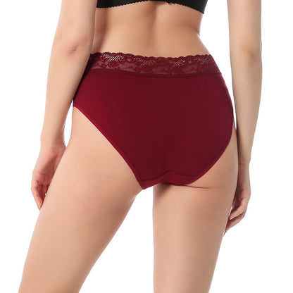 multi-size briefs lace ladies pure cotton high waist sexy underwear