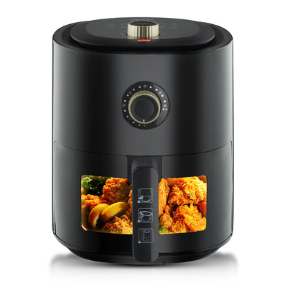 vailable in Black and White  RAF 6L Visual Air Fryer European Standard | Smoke-Free | Multi-Functional | Large-Capacity