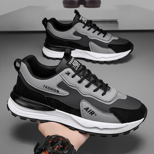 men's shoes sneakers, new autumn casual shoes, summer work, work, leather, waterproof, non-slip, labor protection tide shoes