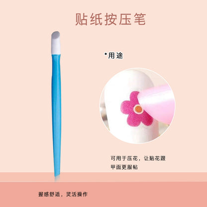 Internet celebrity ins waterproof checkerboard pattern houndstooth lattice hollowed out manicure nail decoration small pattern accessories stickers