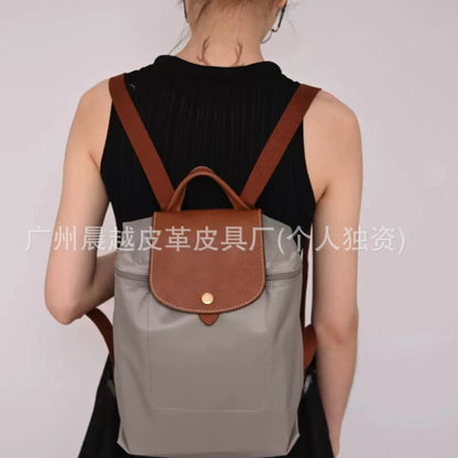 (French) dragon backpack handbag, waterproof nylon ladies backpack, school bag, commuter bag, changing bag