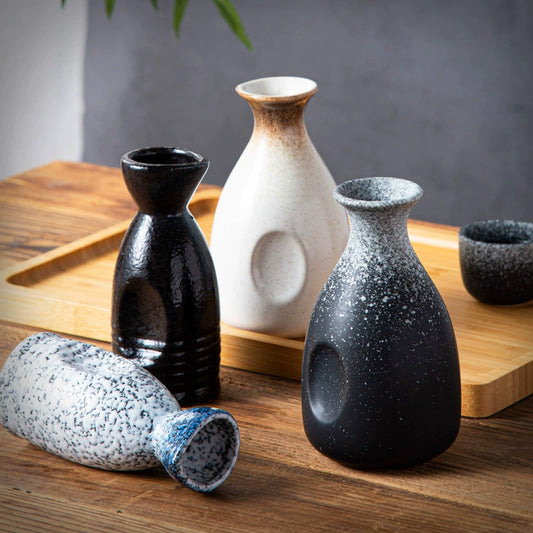 Japanese creative tableware home restaurant shochu pot wine cup sake set wine vessel ceramic wine vessel fruit wine Japanese wine set