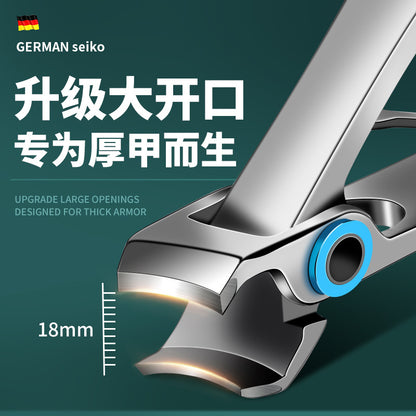 Nail clippers, large opening nail clippers, hard and portable anti-splash nail clippers, high-end original nail clippers