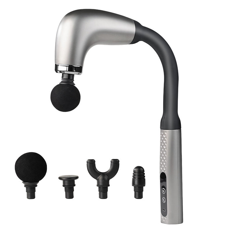 U-shaped hook fascia gun muscle relaxation massager fitness neck membrane vibration massager electric shoulder and neck massage gun
