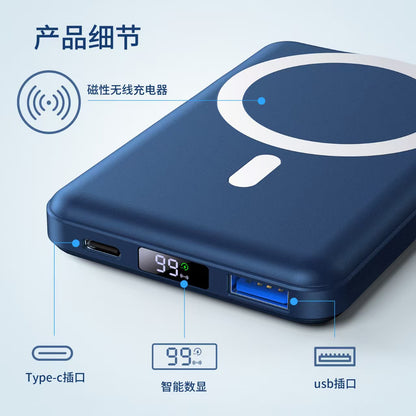 Magsafe Magnetic Wireless Power Bank Fast Charging Charger Large Capacity 10000 mAh Portable Power Bank