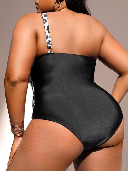 Sexy Plus Size One-Piece Bikini for Women – European & American Style