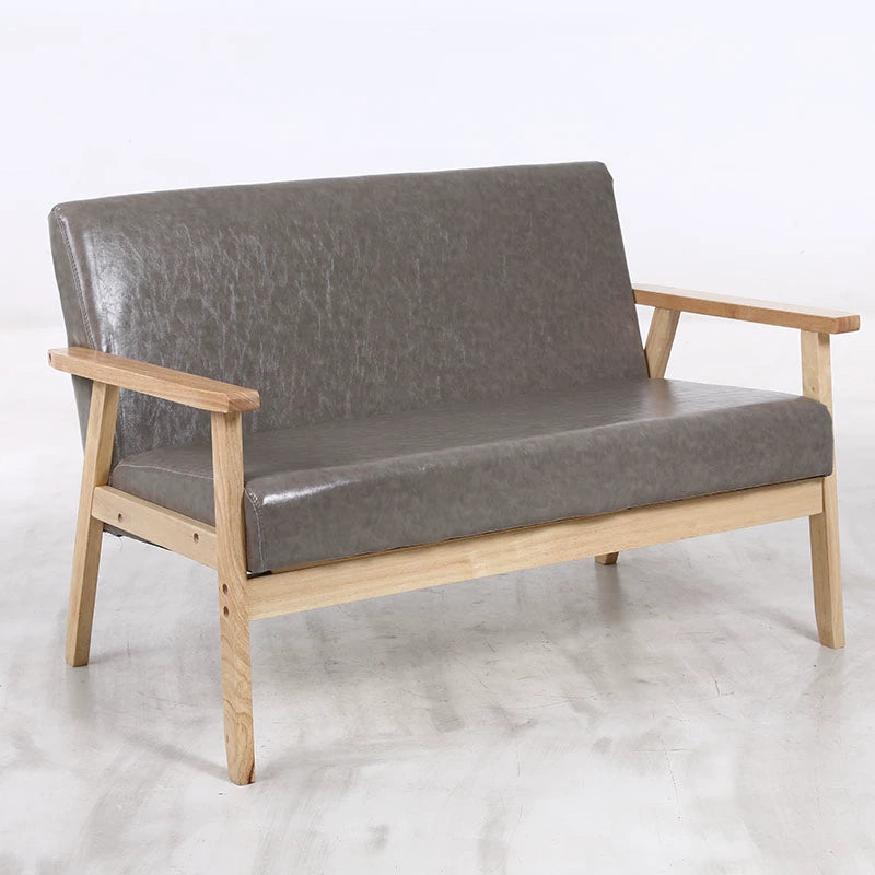 Nordic Japanese-style simple combination small apartment solid wood rental house modern economical clothing store double sofa table and chairs
