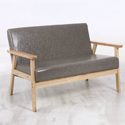 Nordic Japanese-style simple combination small apartment solid wood rental house modern economical clothing store double sofa table and chairs