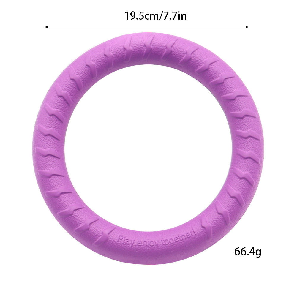 EVA pet toys dog frisbee bite ring dog toys can't bite teeth grinding pet ball puppy supplies dog pull tab