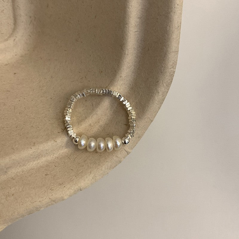 new plain ring women's niche ins high-end sense opening adjustable ring