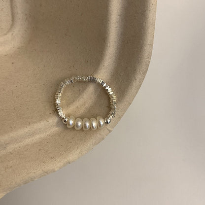 new plain ring women's niche ins high-end sense opening adjustable ring
