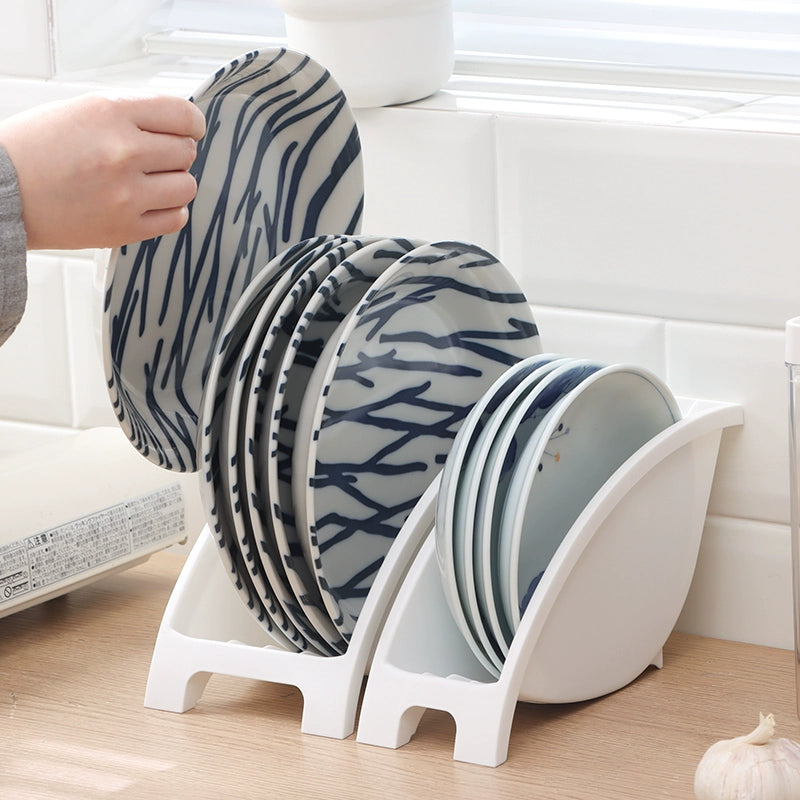 Japan imported kitchen storage rack cabinet dishes pan storage rack multi-functional drain rack storage artifact