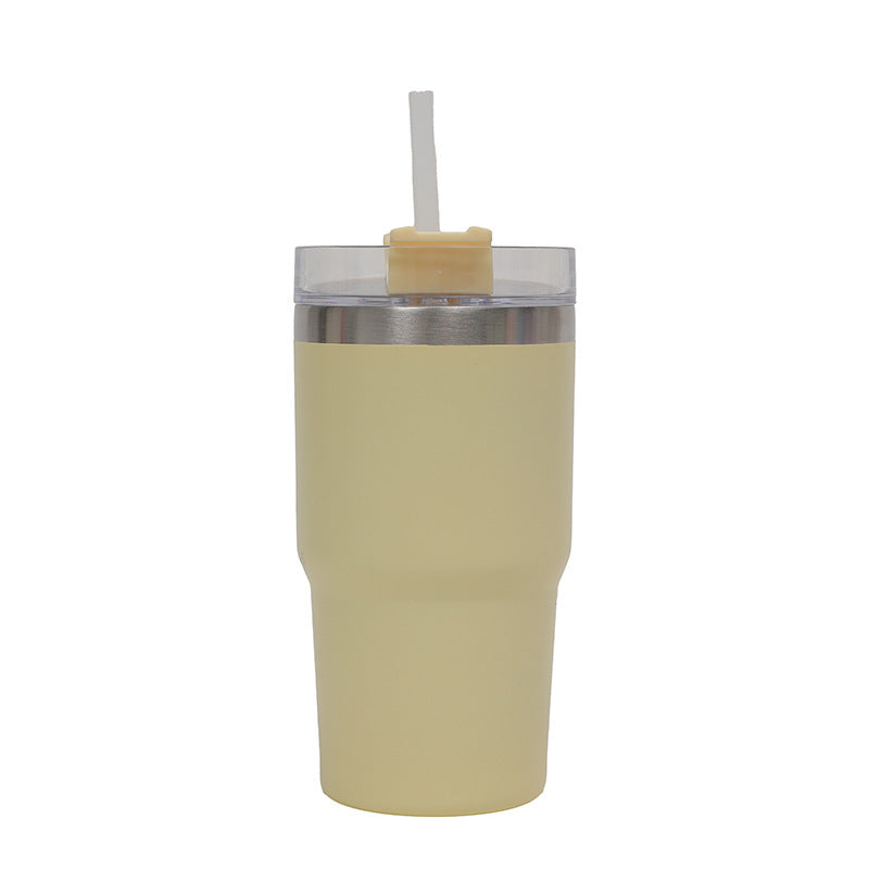 New hand-held car car mug Ice Fighter Cup mini thermos mug female high value cute stainless steel thermos water cup