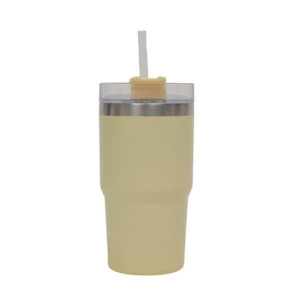 New hand-held car car mug Ice Fighter Cup mini thermos mug female high value cute stainless steel thermos water cup
