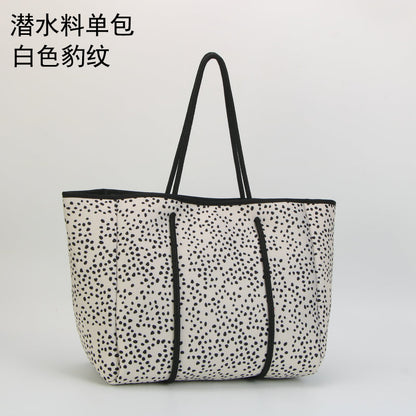 Self-supporting punching diving material beach bag mother bag manufacturer large capacity ladies beach bag