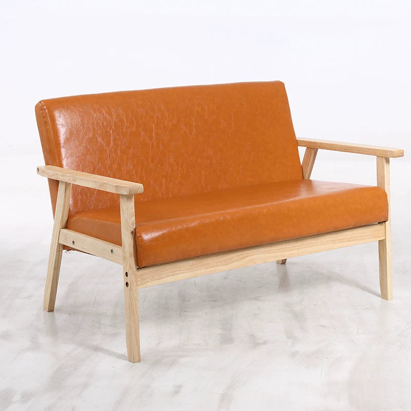 Nordic Japanese-style simple combination small apartment solid wood rental house modern economical clothing store double sofa table and chairs