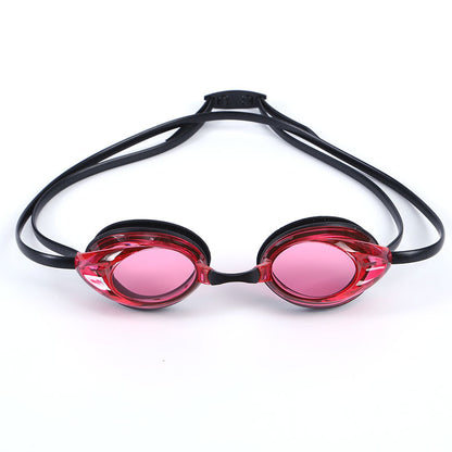 myopia swimming goggles adult swimming goggles equipment high-definition waterproof anti-fog silicone goggles transparent swimming goggles box wholesale