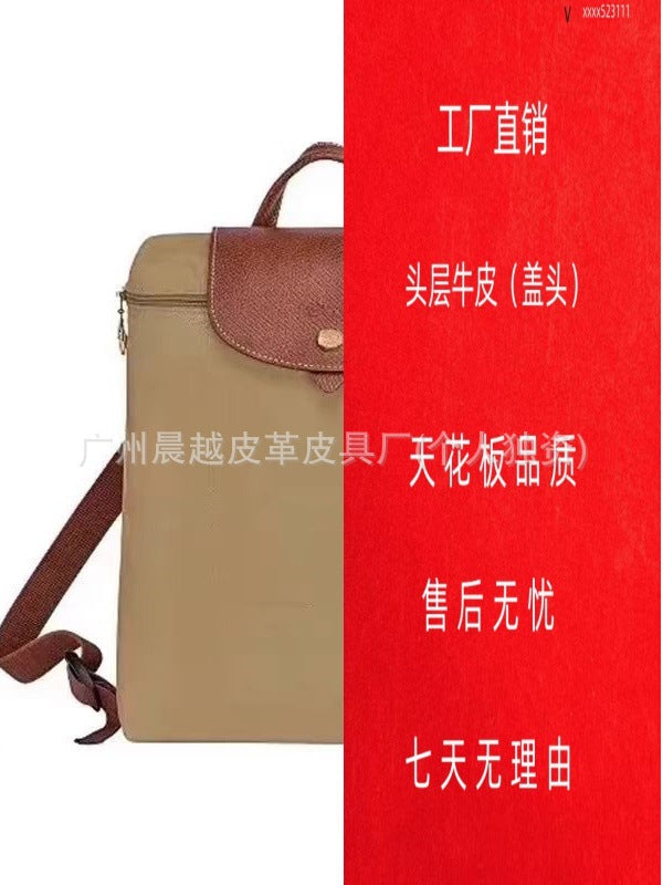 (French) dragon backpack handbag, waterproof nylon ladies backpack, school bag, commuter bag, changing bag