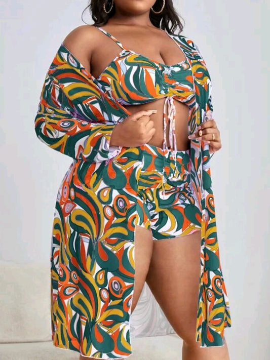 Sexy Plus Size Split Bikini – Women's Swimsuit for Beach &amp; Pool | International Shipping