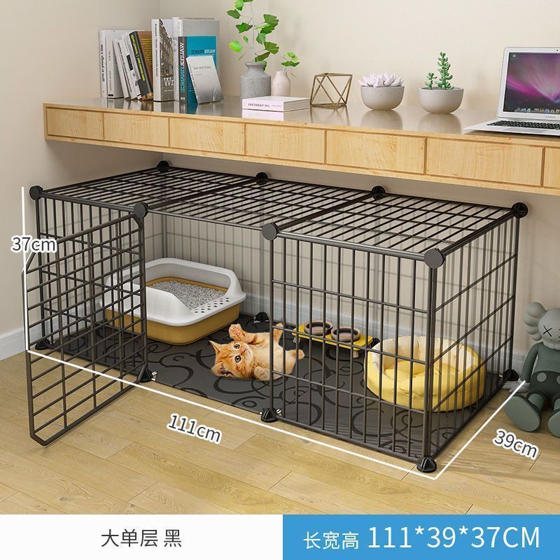 Cat cage with toilet villa extra large free space indoor empty cage cat house home three-tier small cat cat litter