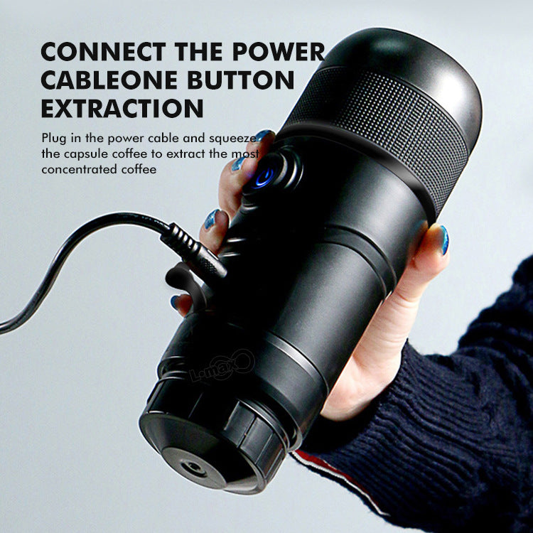 Portable Italian capsule coffee machine multi-functional small home outdoor car heating espresso capsule