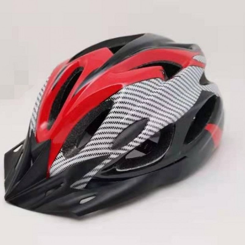 Outdoor cycling one-piece helmet is porous, breathable, ultra-light, and unisex in summer, and the size adjustable safety helmet