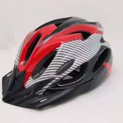 Outdoor cycling one-piece helmet is porous, breathable, ultra-light, and unisex in summer, and the size adjustable safety helmet