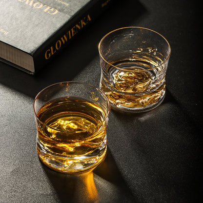 Waist Whiskey Moonlight Moon Jinshan Glass Gift Box Bar Special Crystal Glass Spirits Wine Glass