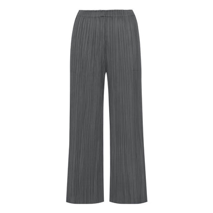 Loose pants ladies summer Miyake women's wear small wide-leg pants Japanese women's wear pleated pants casual pants women