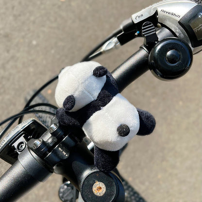 Cute bicycle decoration electric car pendant accessories single road balance handlebar doll head dog doll ornaments